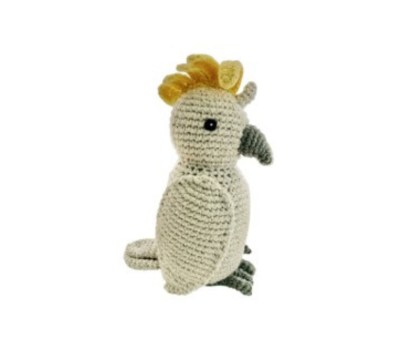 cockatoo baby rattle